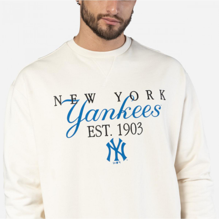 Polera New York Yankees MLB Lifestyle Crew Neck White