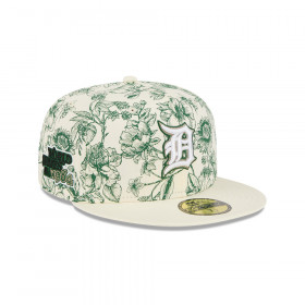 Gorra 59Fifty MLB Detroit Tigers Spring Floral Blanco