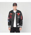 Casaca NBA Chicago Bulls Alpha Industries Negro