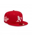 Gorra 59Fifty MLB Oakland Athletics Evergreen Rojo