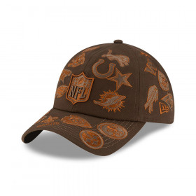 Gorra Casual Classic NFL All Over Bad Bunny Marrón