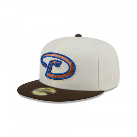 Gorra 59Fifty MLB Arizona Diamondbacks Chrome Walnut Crema