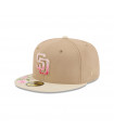 Gorra 59Fifty MLB San Diego Padres Hand Stitched Floral Beige