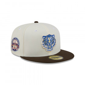 Gorra 59Fifty MLB Detroit Tigers Chrome Walnut Crema