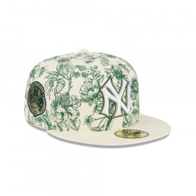 Gorra 59Fifty MLB New York Yankees Spring Floral Blanco