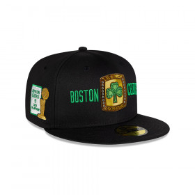 Gorra 59Fifty Boston Celtics 18X NBA Champions Negro