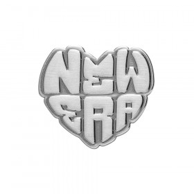 Pin Heart New Era Gris