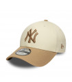 Gorra 9Forty MLB New York Yankees Colour Block Beige