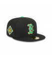 Gorra 59Fifty MLB Boston Red Sox St Patrick's Negro