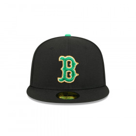 Gorra 59Fifty MLB Boston Red Sox St Patrick's Negro