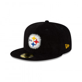 Gorra 59Fifty NFL Pittsburgh Steelers Pixels Negro