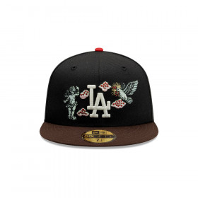 Gorra 59Fifty MLB Los Angeles Dodgers Divine Symbols Negro