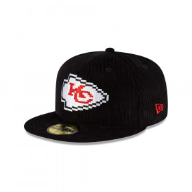 Gorra 59Fifty NFL Kansas City Chiefs Pixels Negro
