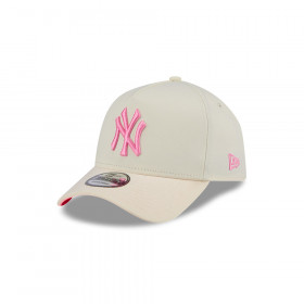 Gorra 9Forty MLB New York Yankees Pink Glow Blanco