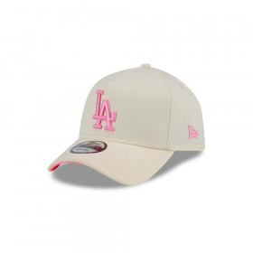 Gorra 9Forty MLB Los Angeles Dodgers Pink Glow Blanco