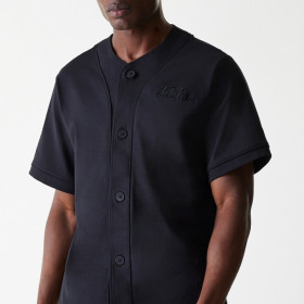 Polo T-Shirt Jersey New Era Heritage Black