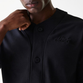 Polo T-Shirt Jersey New Era Heritage Black