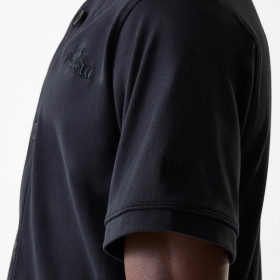 Polo T-Shirt Jersey New Era Heritage Black
