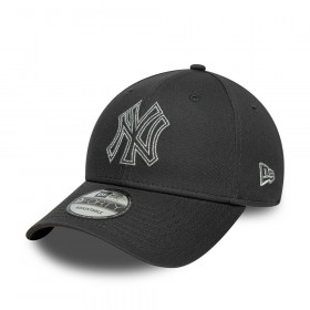 Gorra 9Forty MLB New York Yankees Metallic Outline Gris