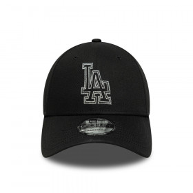 Gorra 9Forty MLB Los Angeles Dodgers Metallic Outline Negro