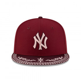 Gorra 59Fifty MLB New York Yankees Flourishes Rojo
