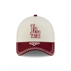 Gorra 9Forty MLB Los Angeles Dodgers Flourishes Blanco