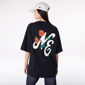 Polo New Era Floral Graphic Negro