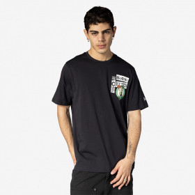 Polo T-Shirt NBA  Boston Celtics Nba Newspaper Navy